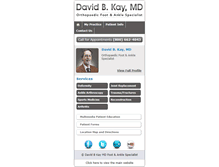 Tablet Screenshot of davidkaymd.com